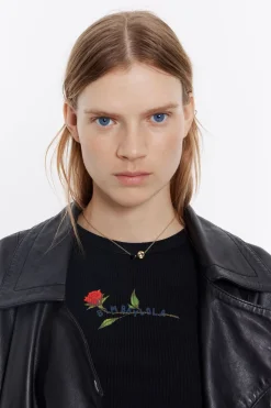 Mujer BIMBA Y LOLA Collares<Collar Logo Candy Corazon Negro