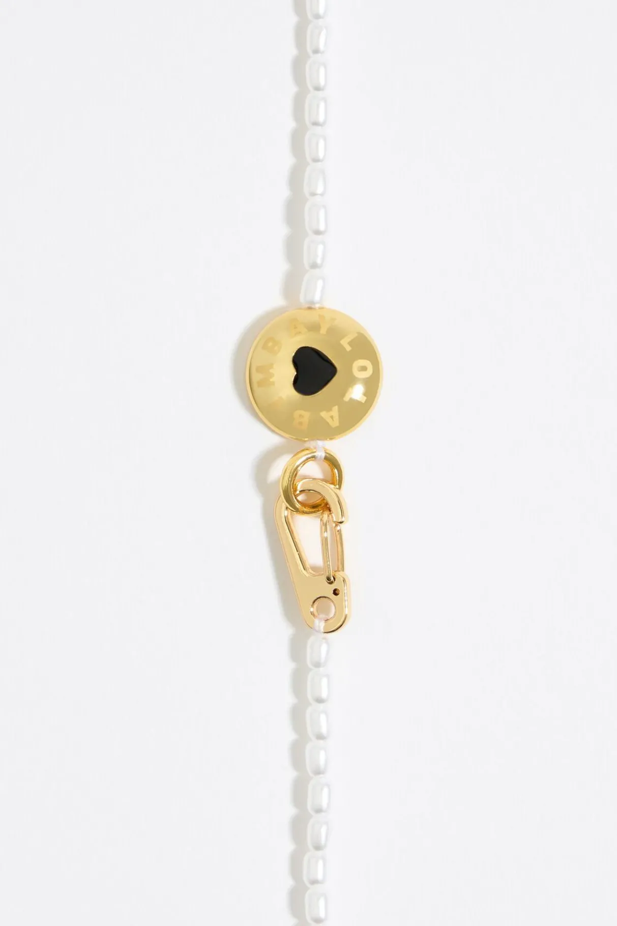 Mujer BIMBA Y LOLA Collares<Collar Logo Candy Perlas Blanco