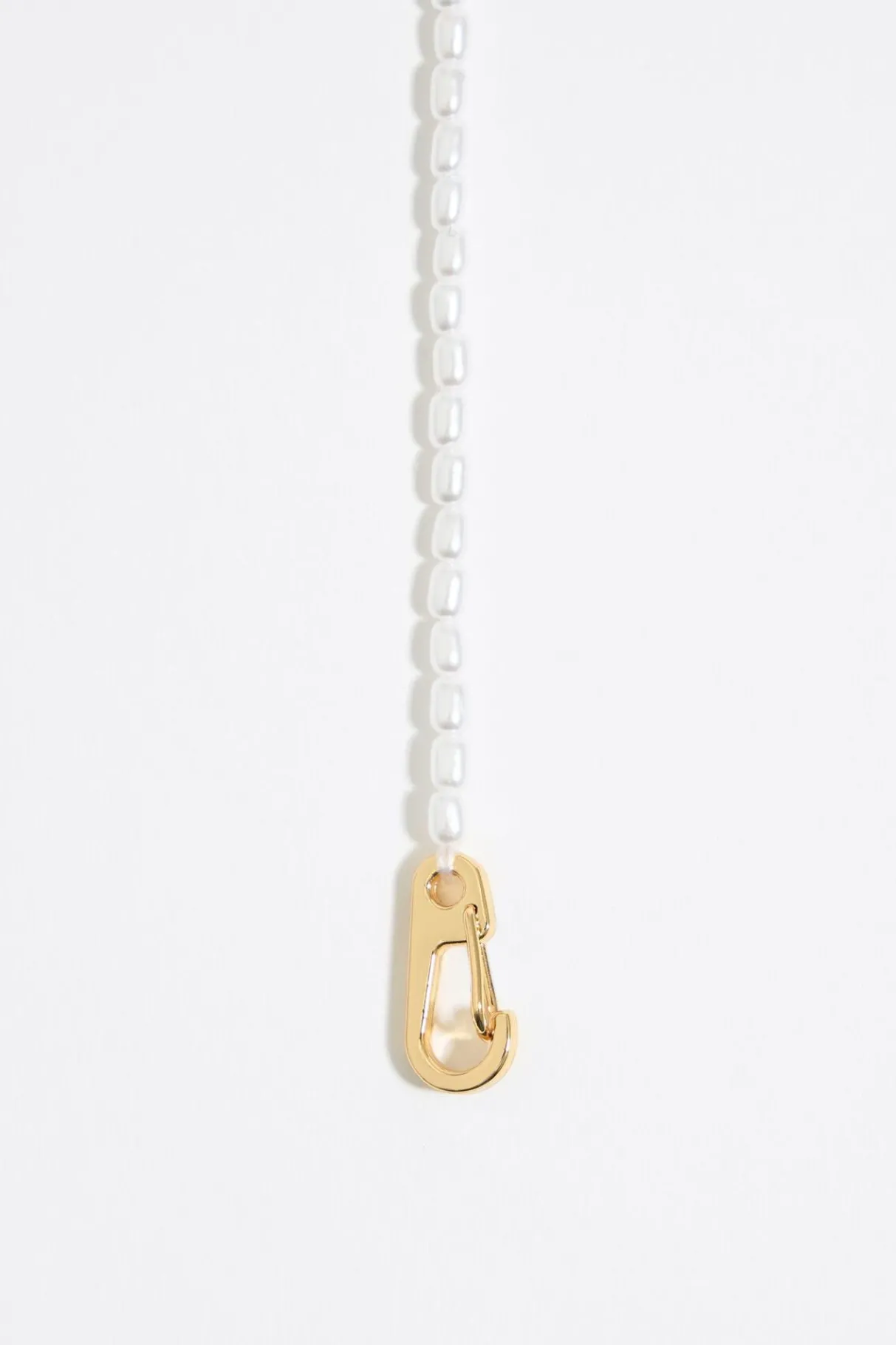 Mujer BIMBA Y LOLA Collares<Collar Logo Candy Perlas Blanco