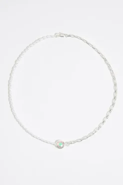 Mujer BIMBA Y LOLA Collares<Collar Logo Candy Perlas Plateado