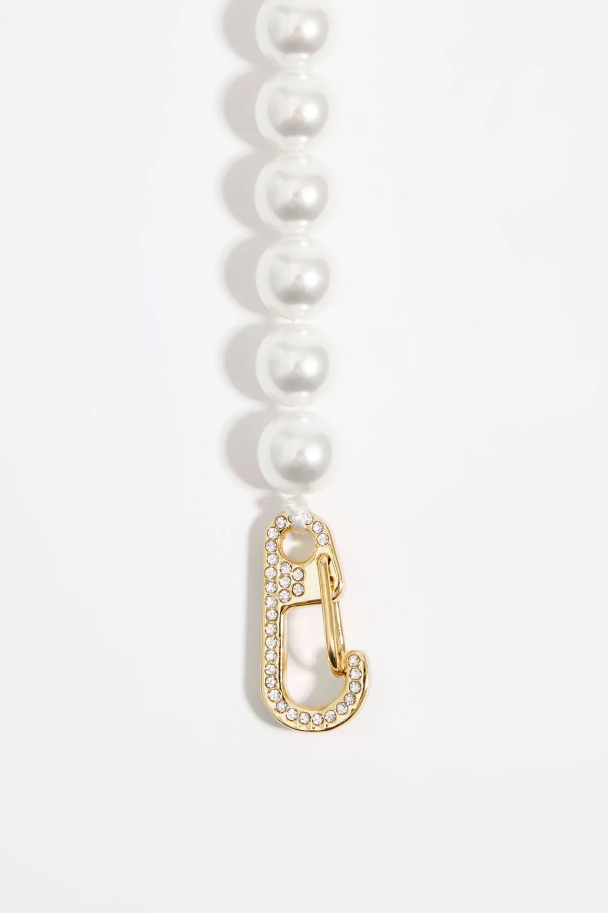 Mujer BIMBA Y LOLA Collares<Collar Perlas Y Corazon Glitter Rojo