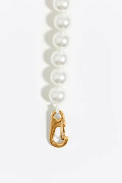 Mujer BIMBA Y LOLA Collares<Collar Perlas Y Corazon Glitter Turquesa