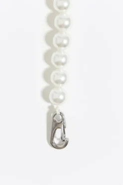 Mujer BIMBA Y LOLA Collares<Collar Perlas Y Corazon Glitter Rosa