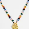 Mujer BIMBA Y LOLA Collares<Collar Resinas Multicolor Candado Corazon