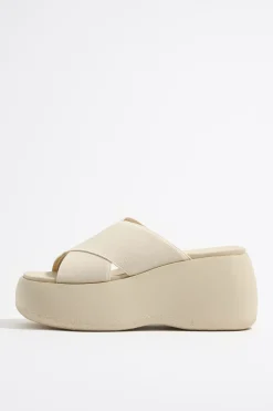 Mujer BIMBA Y LOLA Sandalias<Cuna Alta Elastico Marfil