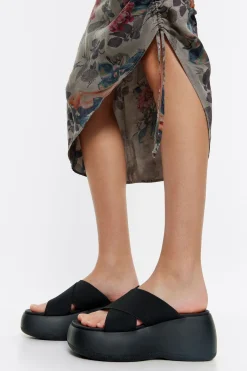 Mujer BIMBA Y LOLA Sandalias<Cuna Alta Elastico Negra