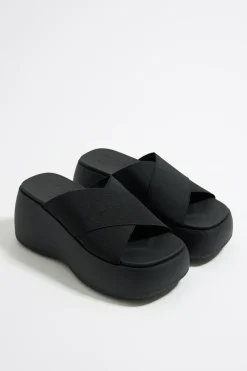 Mujer BIMBA Y LOLA Sandalias<Cuna Alta Elastico Negra