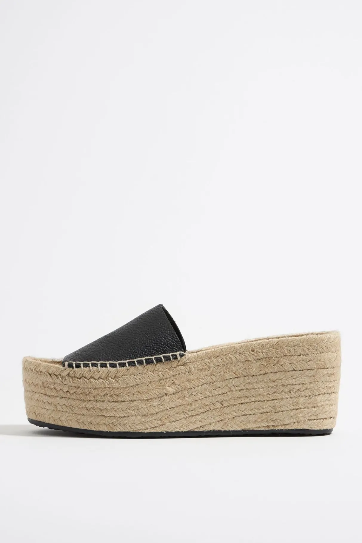 Mujer BIMBA Y LOLA Alpargatas<Cuna Alta Yute Piel Negra