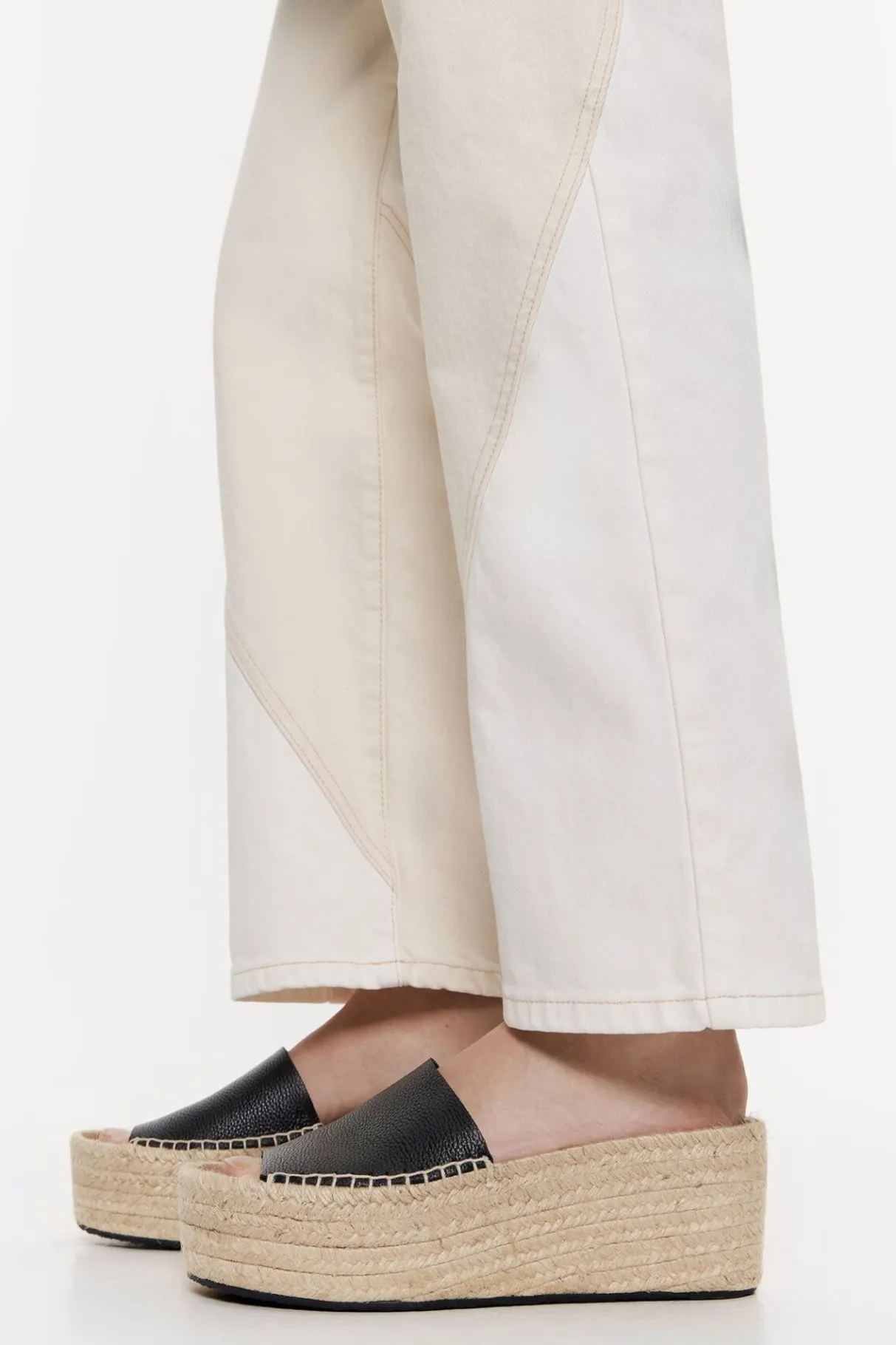 Mujer BIMBA Y LOLA Alpargatas<Cuna Alta Yute Piel Negra