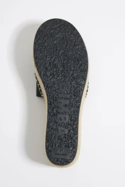 Mujer BIMBA Y LOLA Alpargatas<Cuna Alta Yute Piel Negra