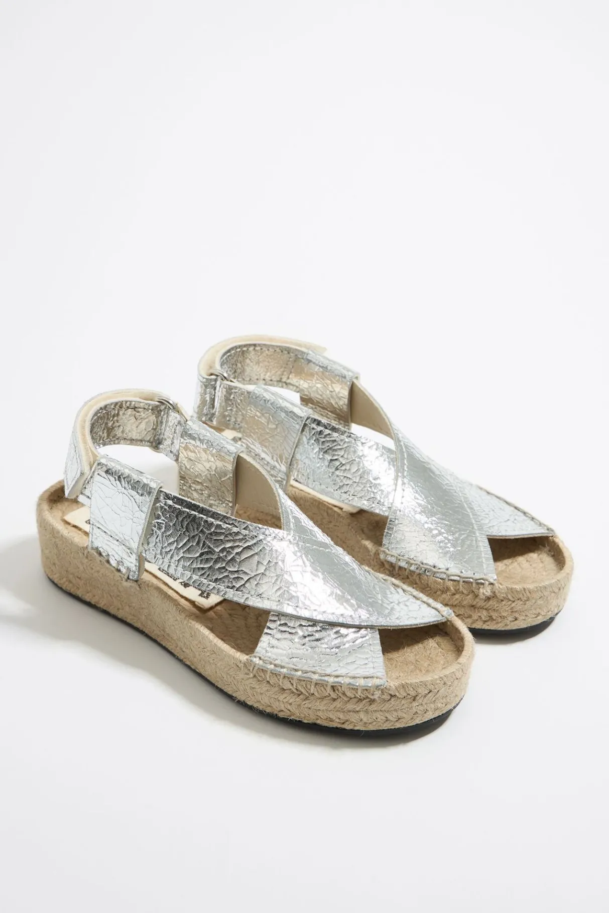 Mujer BIMBA Y LOLA Alpargatas<Cuna Yute Piel Plata