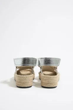 Mujer BIMBA Y LOLA Alpargatas<Cuna Yute Piel Plata