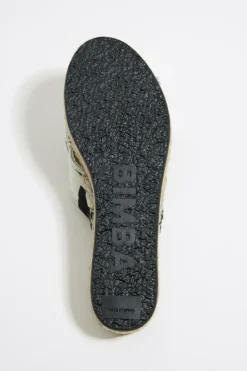 Mujer BIMBA Y LOLA Alpargatas<Cuna Yute Piel Print Vaca Blanca