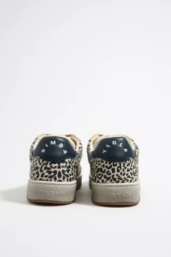 Mujer BIMBA Y LOLA Deportivas<Deportiva Cupsole Piel Print Leopard Beige
