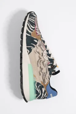 Mujer BIMBA Y LOLA Deportivas<Deportiva Jogger Chimo Print Tiger Beige