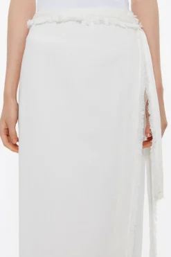 Mujer BIMBA Y LOLA Denim<Falda Denim Desflecada Cruda