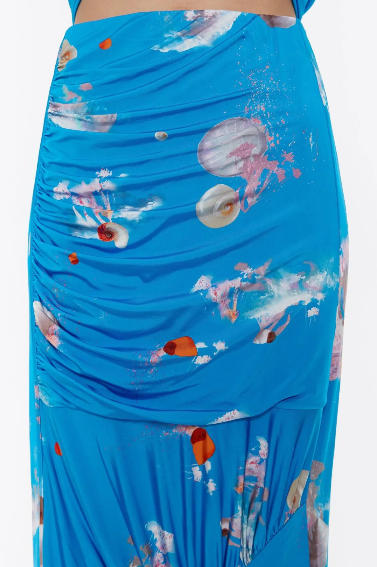 Mujer BIMBA Y LOLA Faldas<Falda Frunces Waves Azul