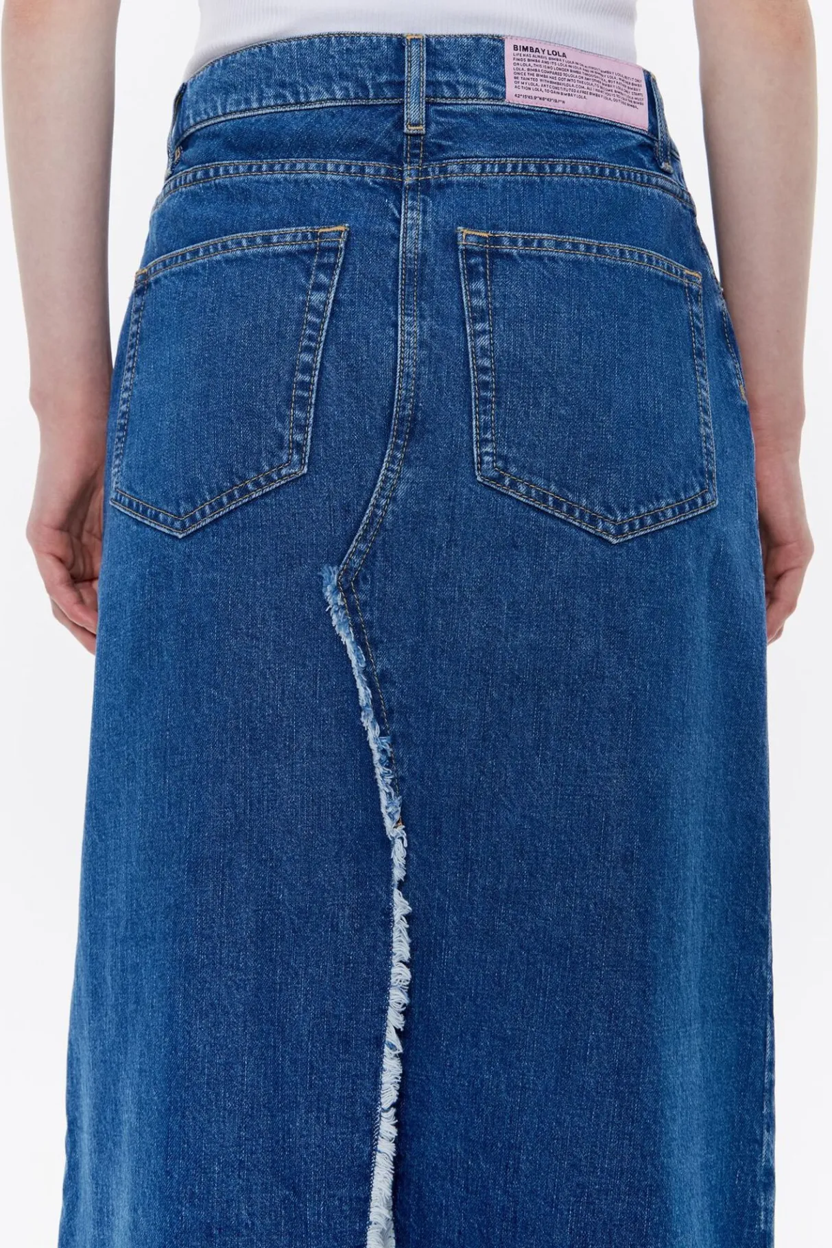 Mujer BIMBA Y LOLA Faldas<Falda Midi Denim Azul