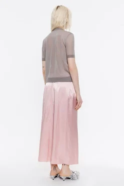 Mujer BIMBA Y LOLA Faldas<Falda Midi Saten Rosa