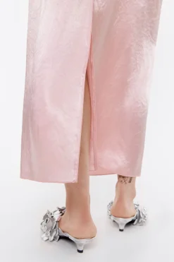 Mujer BIMBA Y LOLA Total Look<Falda Midi Saten Rosa