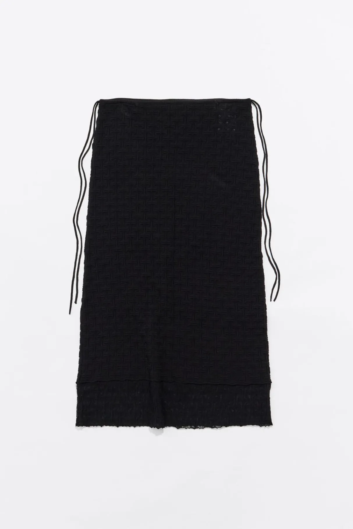 Mujer BIMBA Y LOLA Faldas<Falda Recta Punto Negra