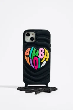 Mujer BIMBA Y LOLA Carcasas Móvil<Funda Iphone 15 Plus Silicona Negra