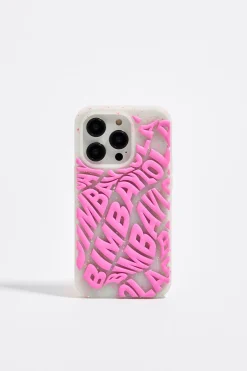 Mujer BIMBA Y LOLA Carcasas Móvil<Funda Iphone 14 Pro Silicona Logo Rosa
