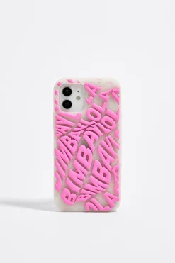 Mujer BIMBA Y LOLA Carcasas Móvil<Funda Iphone 12/12 Pro Silicona Logo Rosa