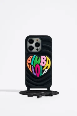 Mujer BIMBA Y LOLA Carcasas Móvil<Funda Iphone 15 Pro Silicona Negra