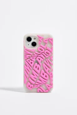 Mujer BIMBA Y LOLA Carcasas Móvil<Funda Iphone 13 Silicona Logo Rosa