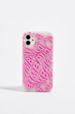 Mujer BIMBA Y LOLA Carcasas Móvil<Funda Iphone 11 Silicona Logo Rosa