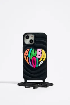 Mujer BIMBA Y LOLA Carcasas Móvil<Funda Iphone 15 Silicona Negra