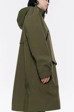 Mujer BIMBA Y LOLA Gabardinas Y Chaquetas<Gabardina Evase Caqui