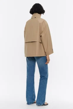 Mujer BIMBA Y LOLA Gabardinas Y Chaquetas<Gabardina Linea A Corta Camel