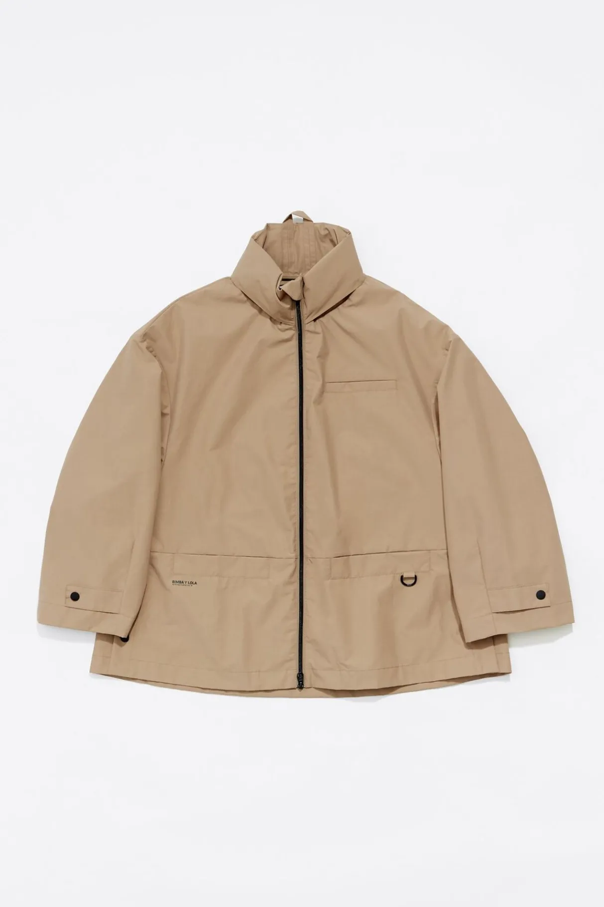 Mujer BIMBA Y LOLA Gabardinas Y Chaquetas<Gabardina Linea A Corta Camel