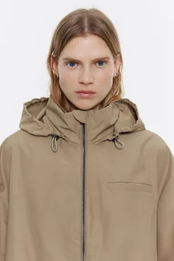 Mujer BIMBA Y LOLA Gabardinas Y Chaquetas<Gabardina Linea A Midi Caqui