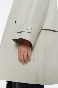 Mujer BIMBA Y LOLA Gabardinas Y Chaquetas<Gabardina Linea A Midi Piedra