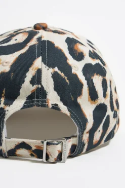 Mujer BIMBA Y LOLA Gorros Y Gorras<Gorra Algodon Animal Print