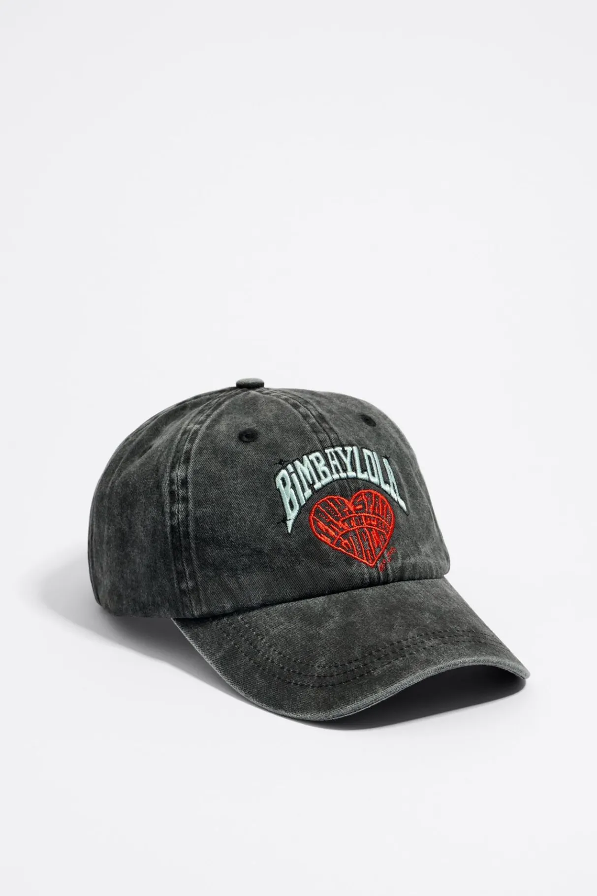 Mujer BIMBA Y LOLA Gorros Y Gorras<Gorra Algodon Corazon Negra