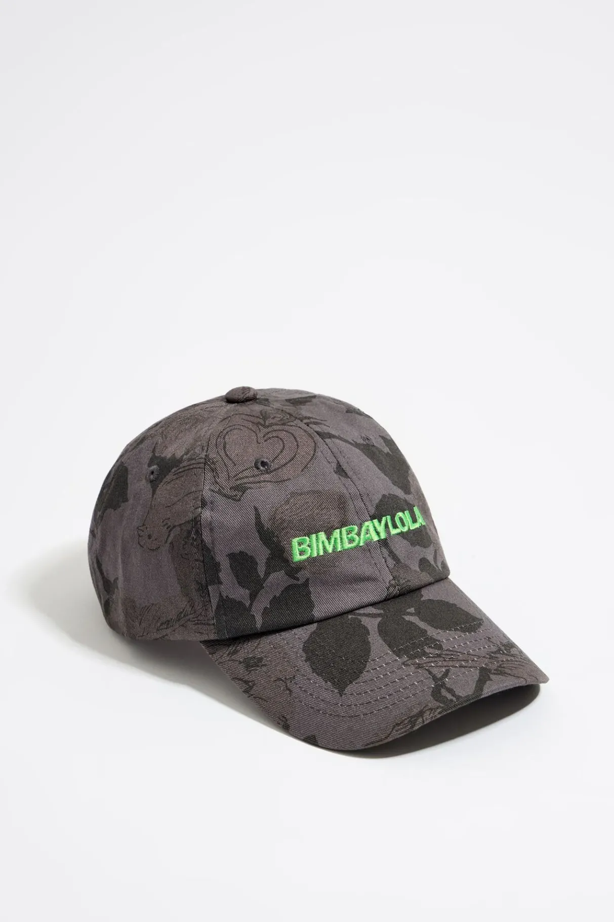 Mujer BIMBA Y LOLA Gorros Y Gorras<Gorra Algodon Print Canary Gris