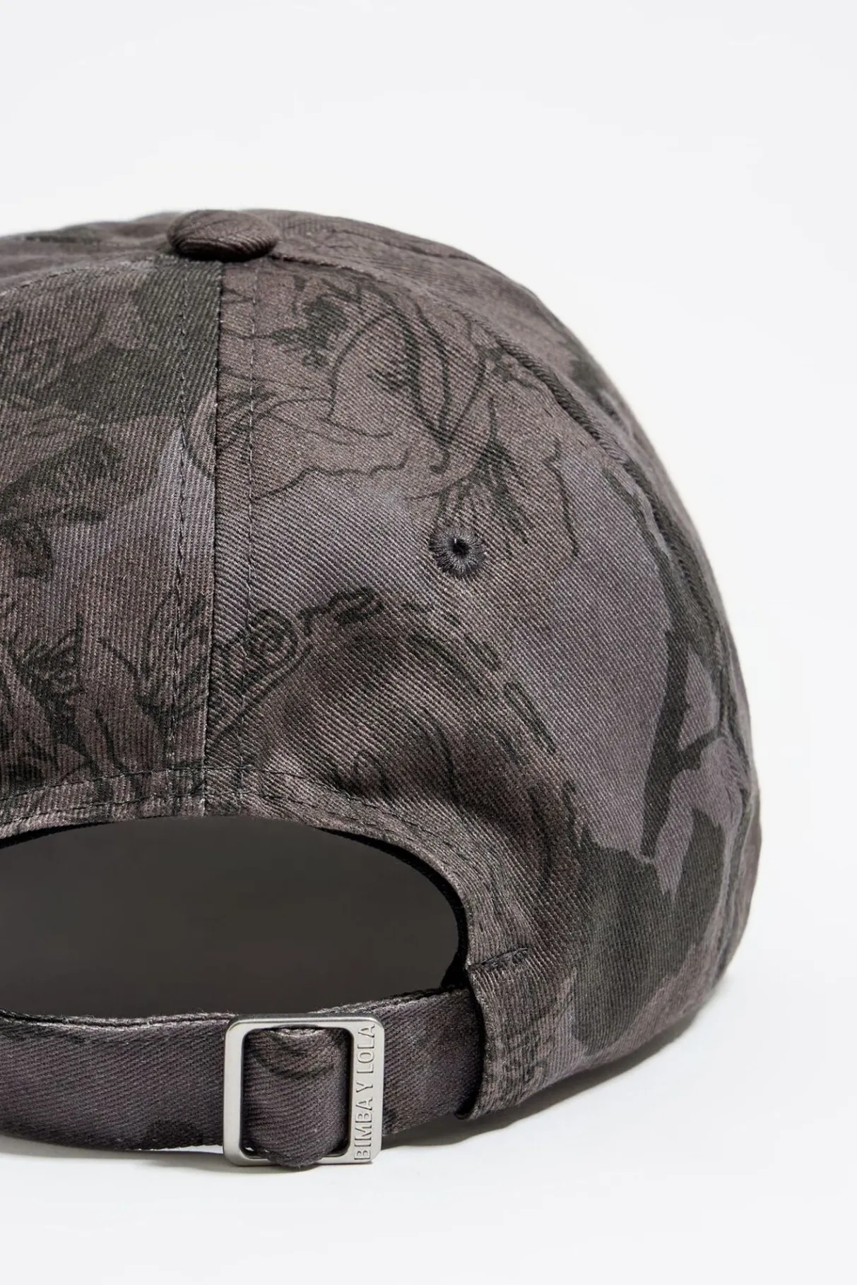 Mujer BIMBA Y LOLA Gorros Y Gorras<Gorra Algodon Print Canary Gris