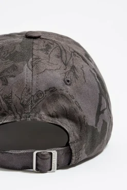 Mujer BIMBA Y LOLA Gorros Y Gorras<Gorra Algodon Print Canary Gris