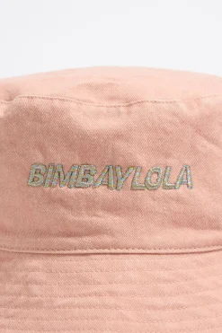Mujer BIMBA Y LOLA Gorros Y Gorras<Gorro Bucket Algodon Rosa Claro