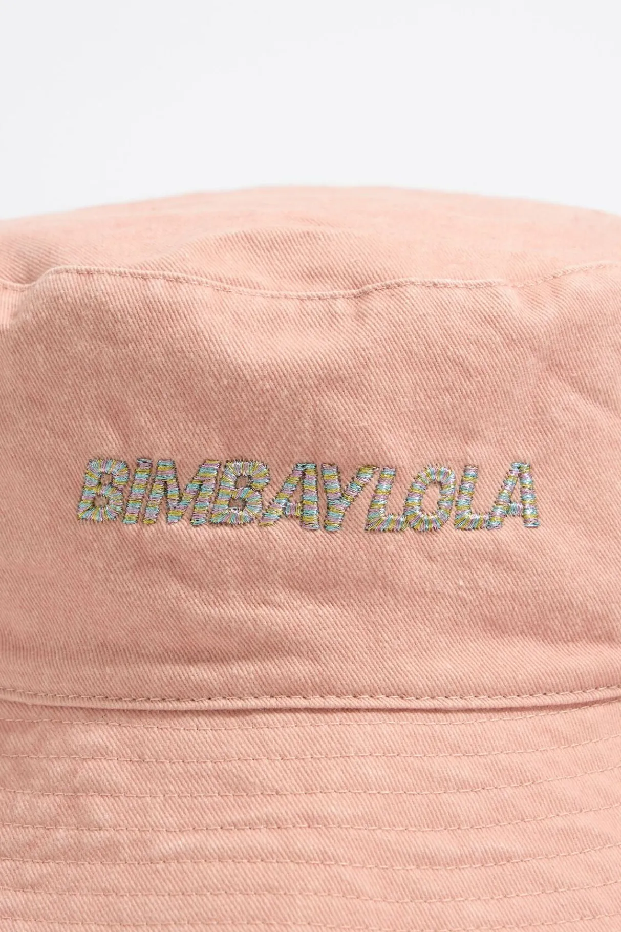 Mujer BIMBA Y LOLA Gorros Y Gorras<Gorro Bucket Algodon Rosa Claro