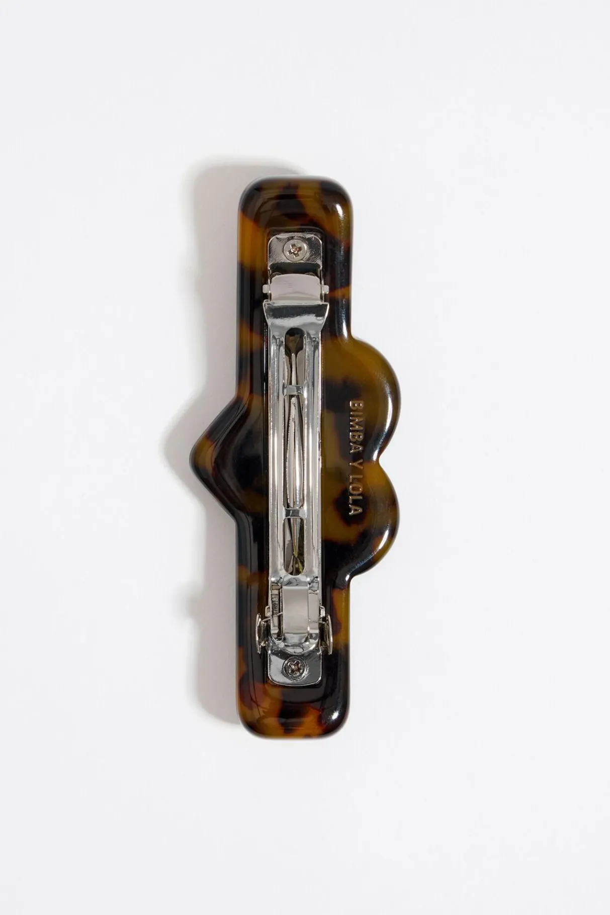 Mujer BIMBA Y LOLA Accesorios Pelo<Horquilla Resina Logo Marron