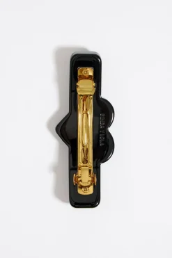 Mujer BIMBA Y LOLA Accesorios Pelo<Horquilla Resina Logo Negra