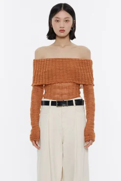 Mujer BIMBA Y LOLA Punto<Jersey Hombros Descubiertos Punto Calabaza