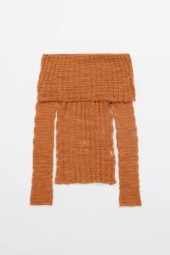 Mujer BIMBA Y LOLA Punto<Jersey Hombros Descubiertos Punto Calabaza