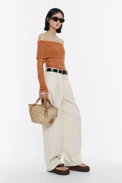 Mujer BIMBA Y LOLA Punto<Jersey Hombros Descubiertos Punto Calabaza