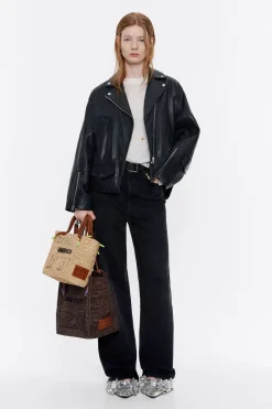 Mujer BIMBA Y LOLA Punto<Jersey Recto Lino Waves Marfil